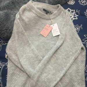 Quince Baby Alpaca Wool Diamond Stitch Crew